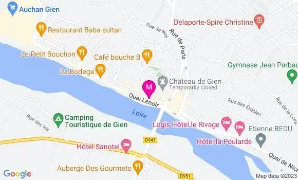 Localisation Restaurant  A Deux Mains