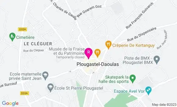 Localisation Restaurant  O Ty Bio