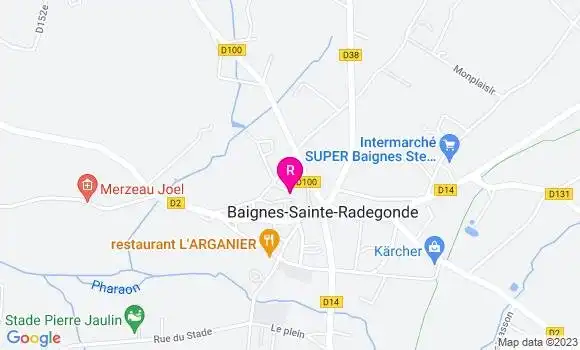 Localisation Crêperie La Bigoudène Benèze