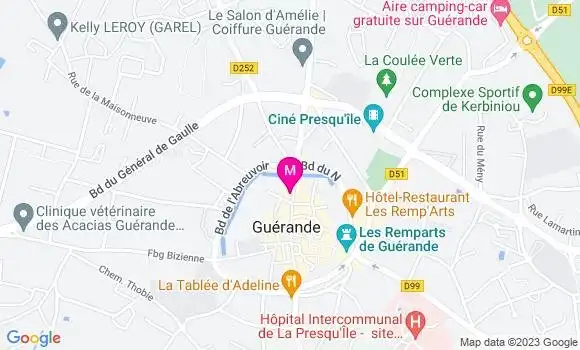 Localisation Restaurant Fruits de Mer Au Gré des Marées