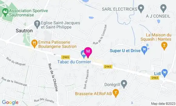 Localisation O Bistrot Gourmand