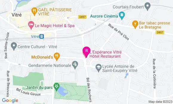 Localisation Restaurant  L