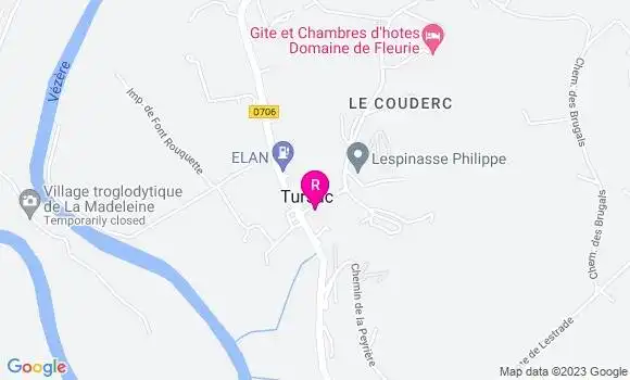 Localisation Restaurant  Himalaya en Périgord