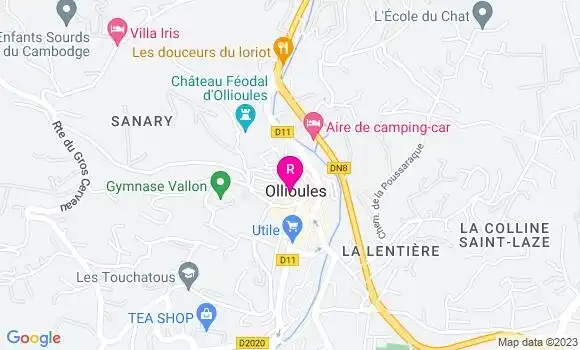 Localisation Restaurant  Chez Valentino