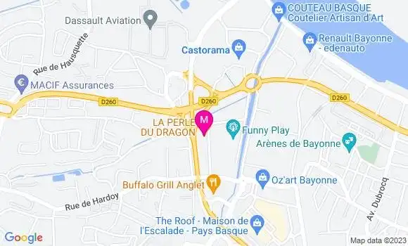 Localisation Restaurant  La Perle du Dragon
