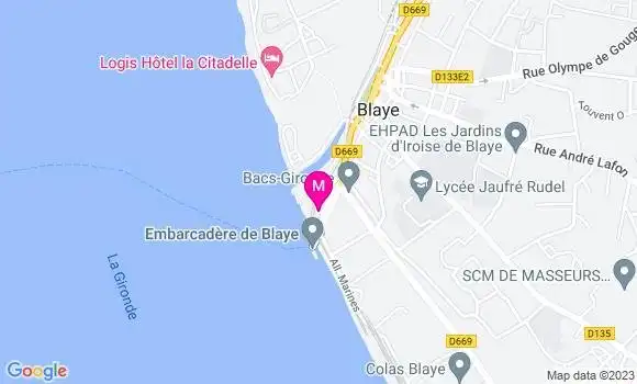 Localisation Restaurant  Le Bus du Carrelet