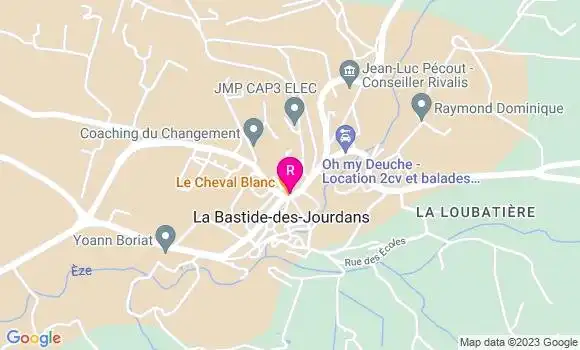 Localisation Restaurant  Le Cheval Blanc