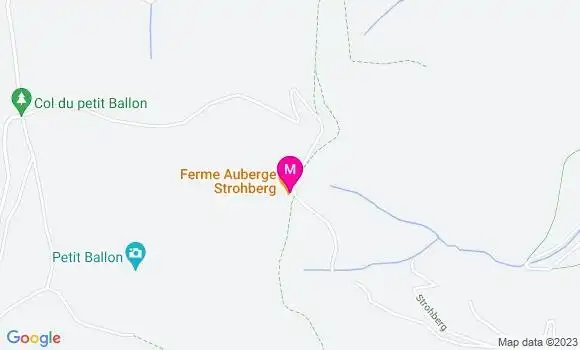 Localisation Ferme Auberge Strohberg