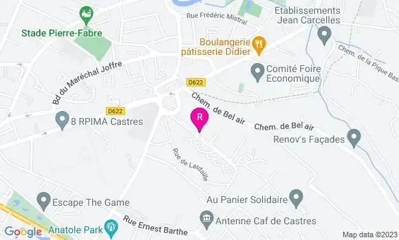 Localisation Restaurant Bar L