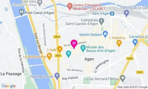 Localisation Restaurant  O