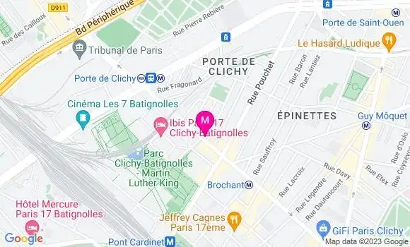 Localisation Brasserie Le Comptoir Parisien
