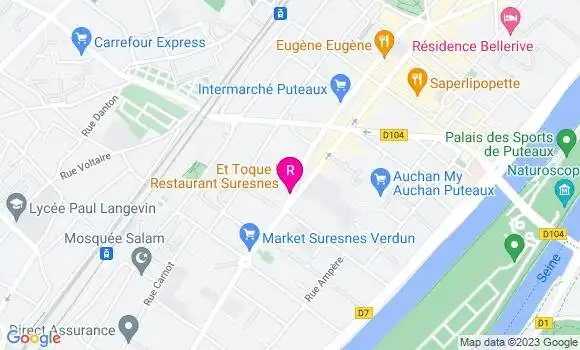 Localisation Restaurant  Et Toque