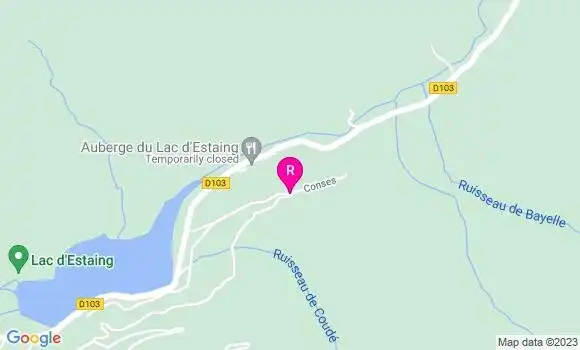 Localisation Auberge du Lac d