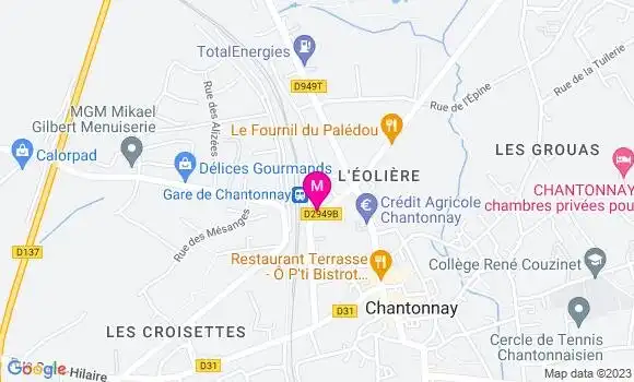 Localisation Restaurant  L