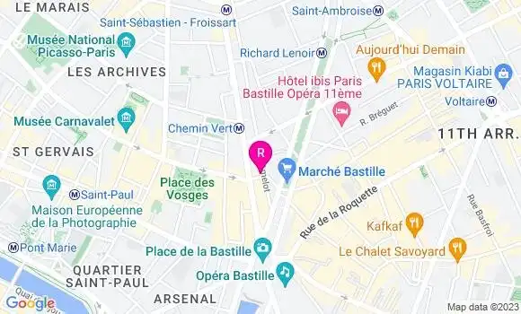 Localisation Restaurant  Chez Pradel