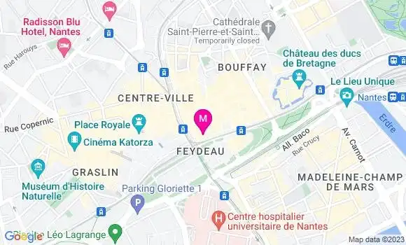Localisation Pizzeria La Tomate