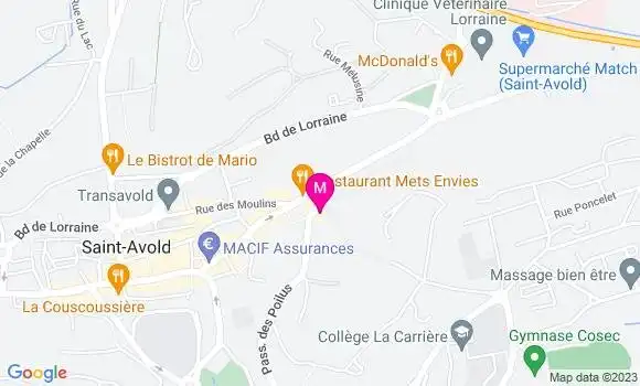 Localisation Restaurant  La Batisse Ii