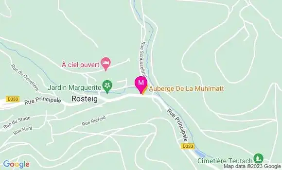 Localisation Auberge de la Muhlmatt