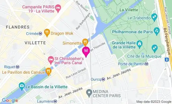 Localisation Restaurant  La Cantine Bretonne