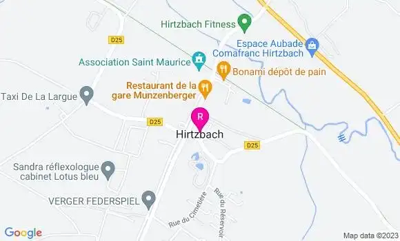 Localisation Restaurant  Le Ranch