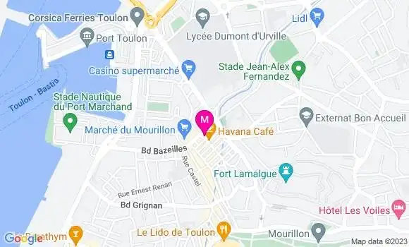 Localisation Restaurant  Le Boulevard
