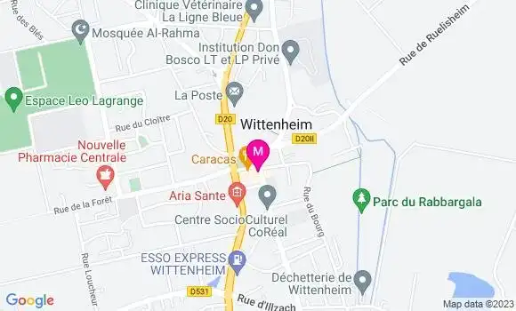 Localisation Restaurant  Le Miracle