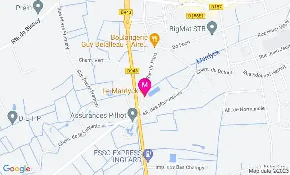 Localisation Restaurant  Le Mardyck