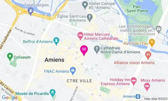 Localisation Restaurant  La Table Saint Firmin