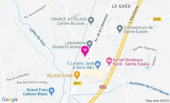 Localisation Restaurant  Les Dunes d