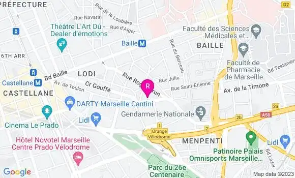 Localisation Restaurant  Chez Nana