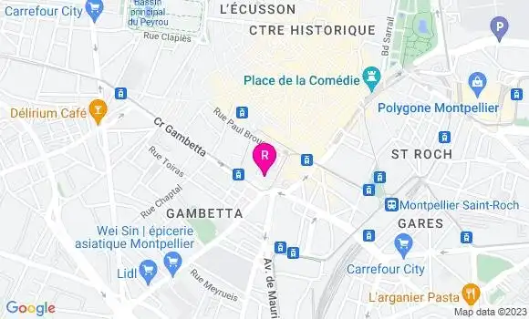 Localisation Sushi et Wok