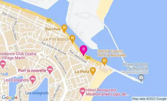 Localisation Restaurant  Le Petit Voilier