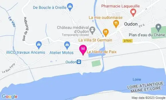 Localisation Restaurant  Le Hâvre de Paix