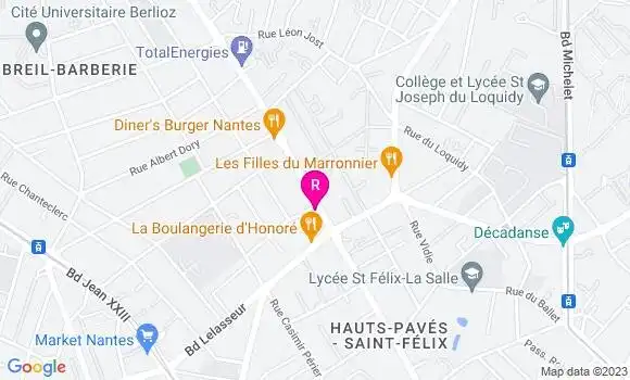 Localisation Restaurant  Mister Gourmet