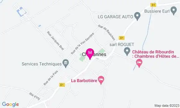 Localisation Restaurant  L