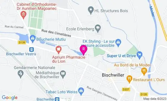 Localisation Restaurant au Vieux Moulin
