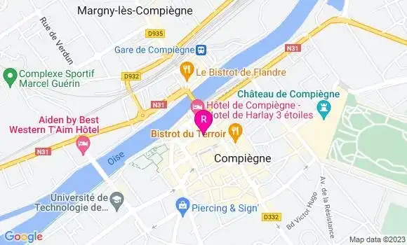 Localisation Restaurant  La Table Gourmande