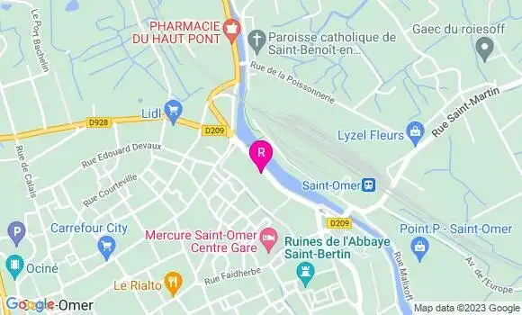 Localisation Restaurant  Au Ch