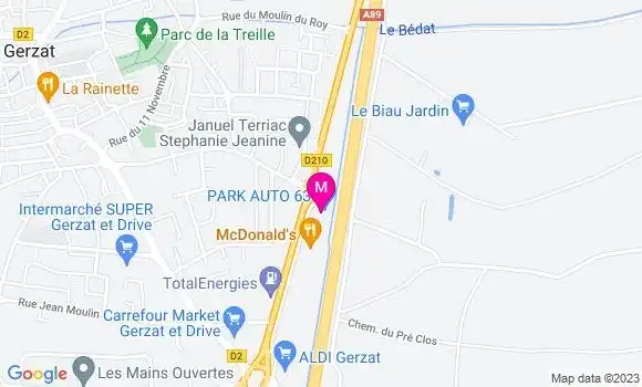 Localisation La Brasserie d