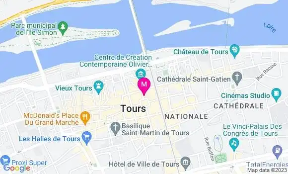 Localisation Restaurant  La Table de Justine
