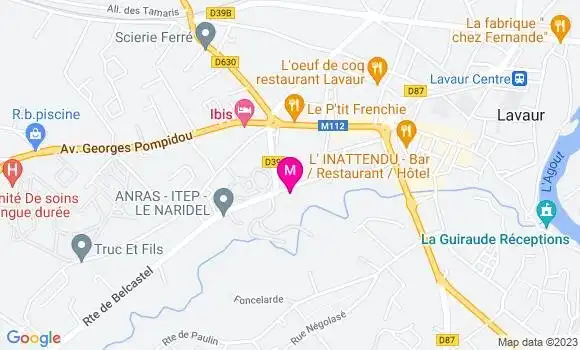 Localisation Restaurant  L