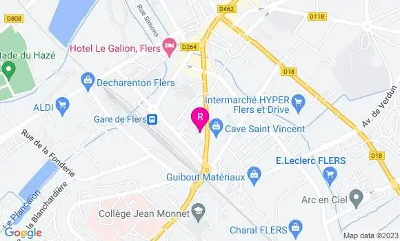 Localisation Restaurant  Le Resto du 120