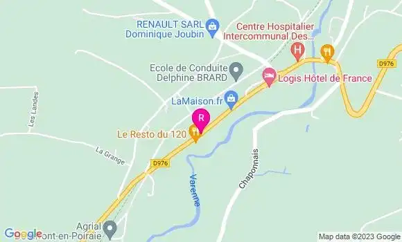Localisation Restaurant  Le Resto du 120