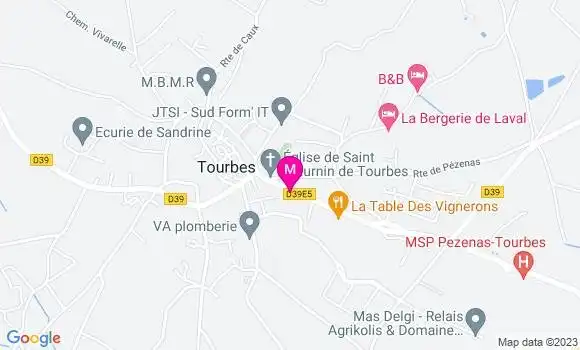 Localisation Restaurant  La Maison