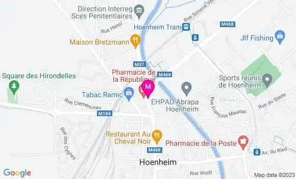 Localisation Restaurant  Au Tilleul