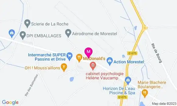 Localisation Le Bistrot des Saveurs