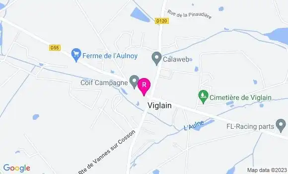 Localisation Auberge Le Cheval Rouge