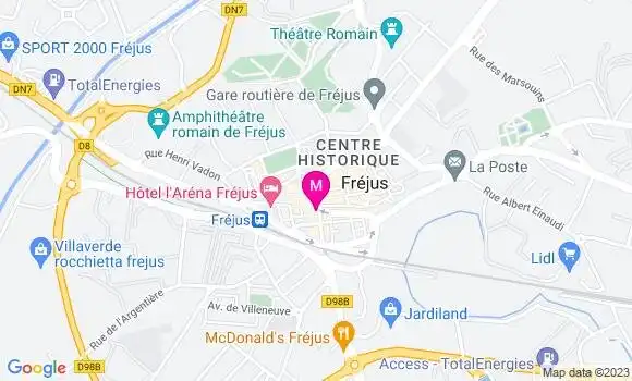 Localisation Restaurant  Le Sud
