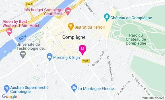 Localisation Restaurant  Le Hendrix