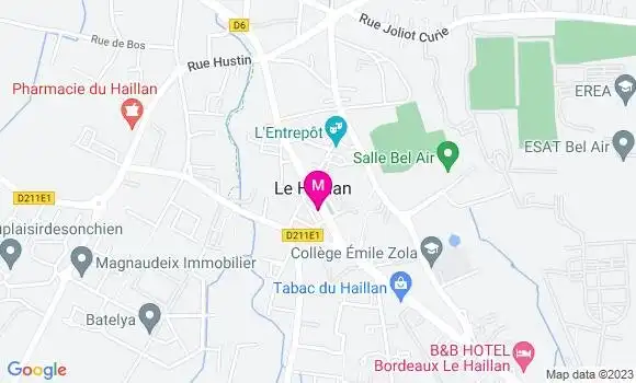 Localisation Restaurant  Le Café Rostand